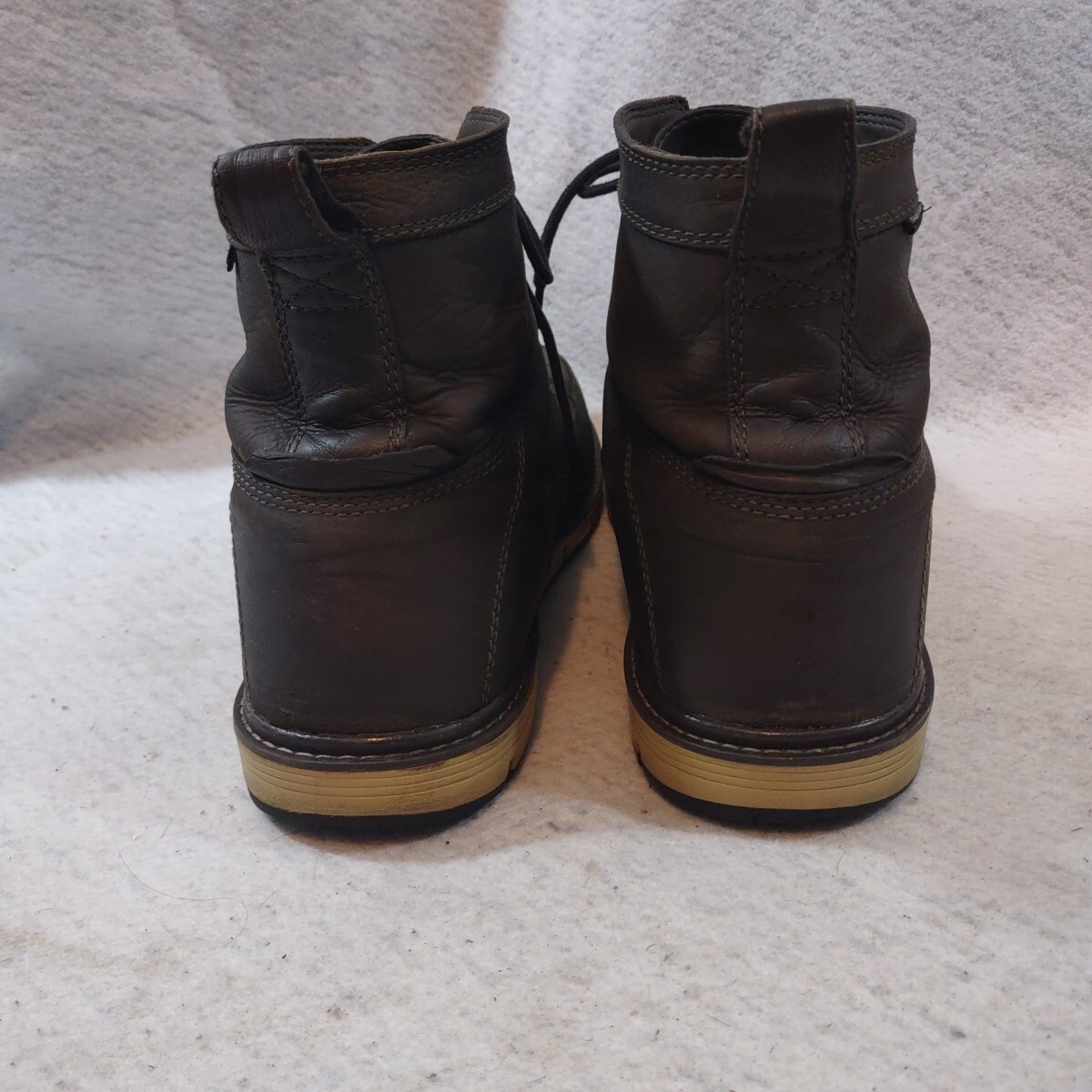 Stivali da lavoro Keen uomo US 15D San Jose Utility marrone 1022106D punta alluminio usati