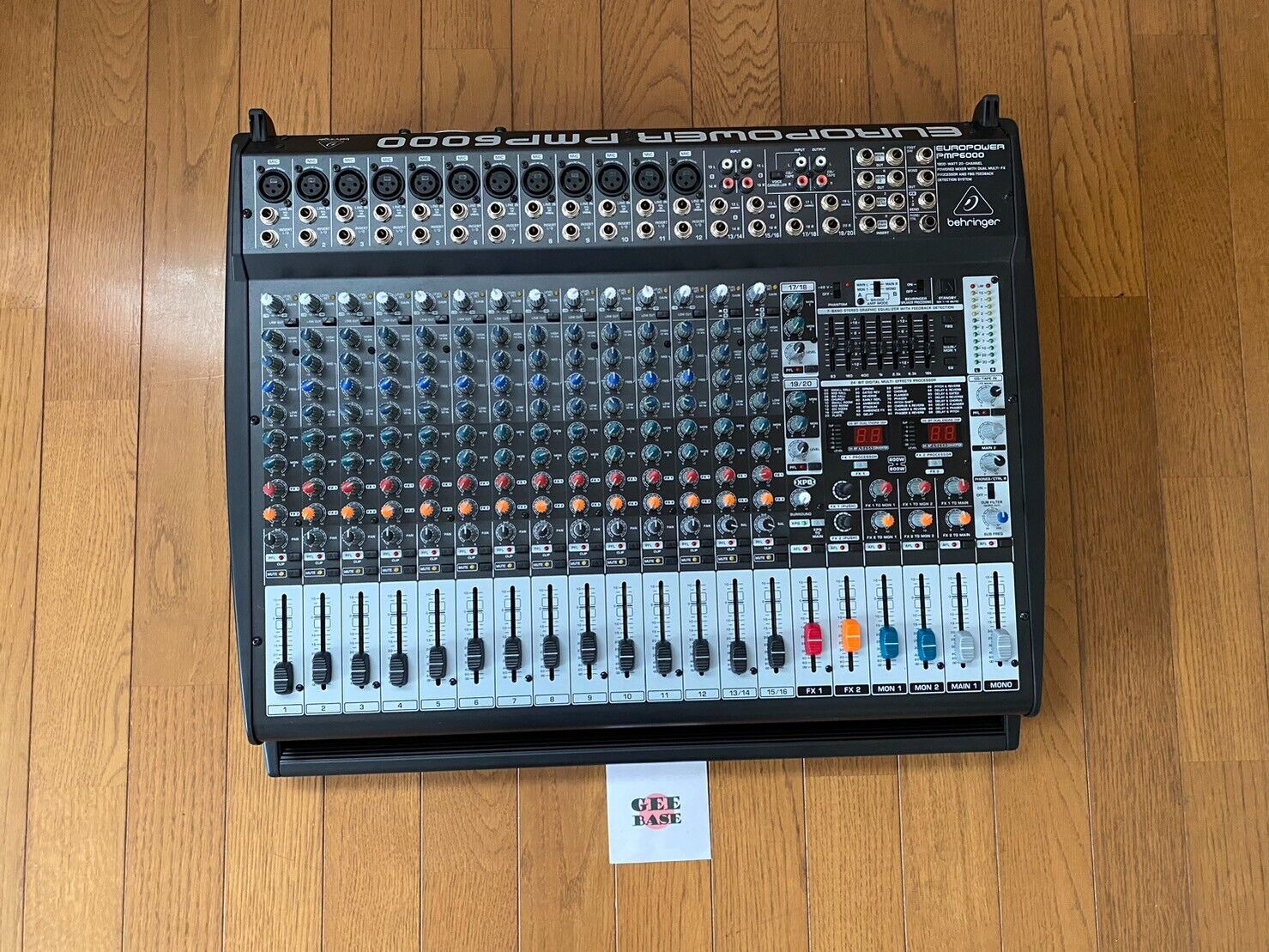 Behringer Europower PMP6000 20-channel 1600W Powered Mixer Working Free  Shipping