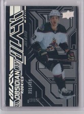 2022-23 SPx UD Black Obsidian Rookies Jack McBain RC /499 Arizona Coyotes #OR-23
