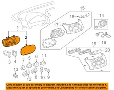 Used Speedometer Gauge fits: 2011 Toyota Rav4 cluster MPH 6 cylinder Japan built