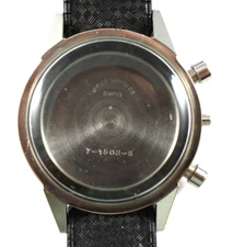 Vintage Wyler Incaflex Valjoux 72 Chronograph Wrist Watch Case w/Band NOS lot.e