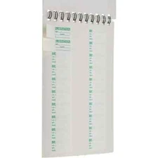 140 Count SPI 14-005-3 Clear-Cover Calibration Labels: 1" x 5/8", Green Print