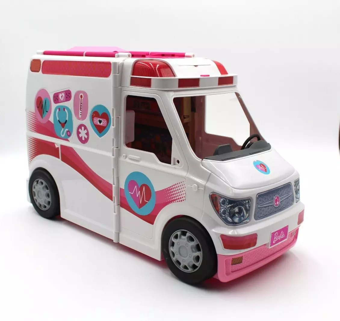 BARBIE TRANSFORMING conductive AMBULANCE