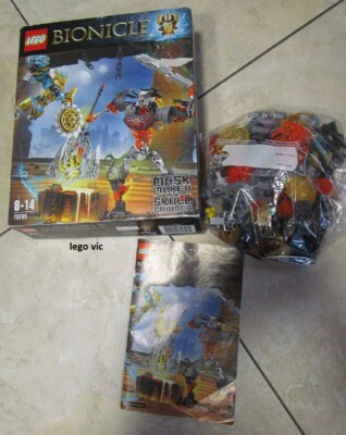 Lego 70795 Bionicle Mask Maker vs. Skull Grinder + Notice boite