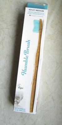€ 4,10 / 1 STÜCK HUMBLE BRUSH CO. BAMBUS ZAHNBÜRSTE ADULT MEDIUM NEU