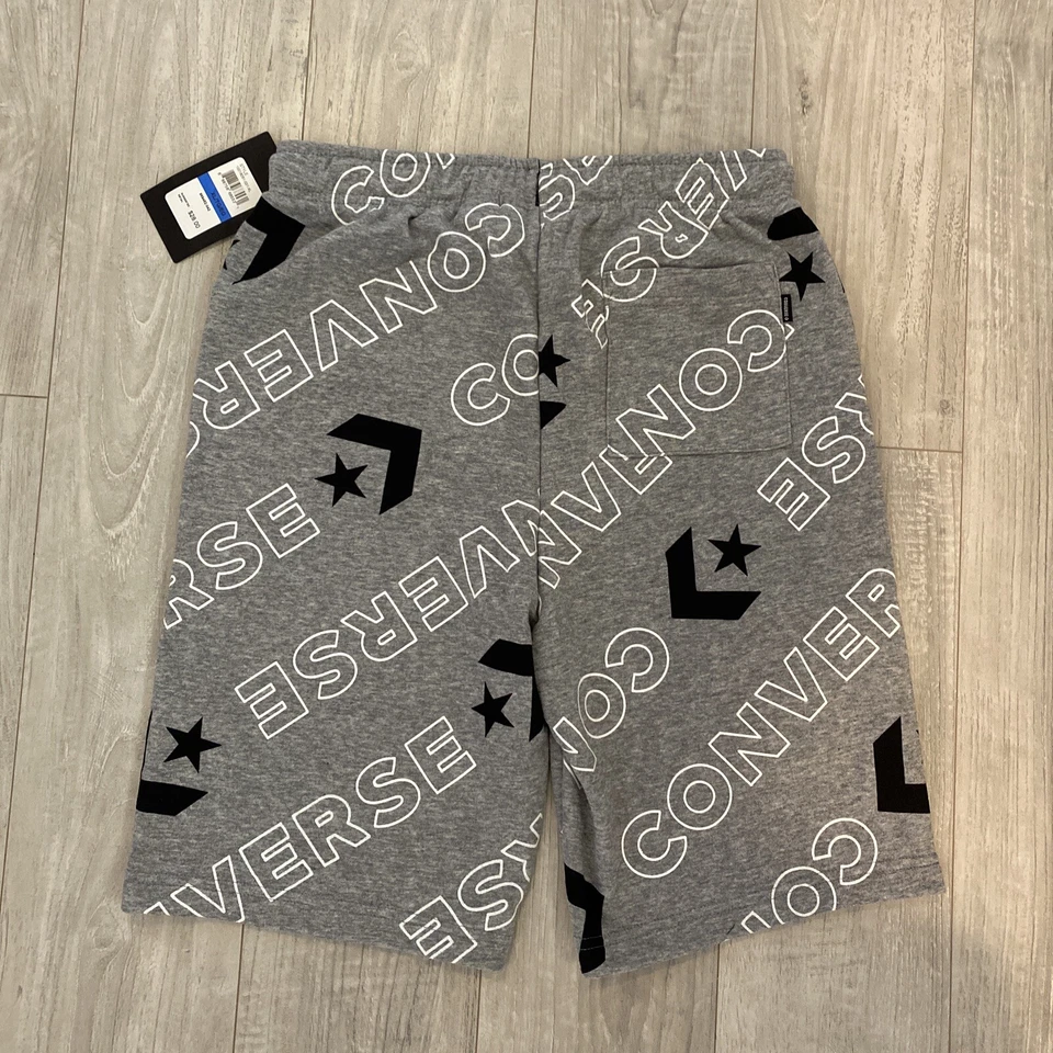 Флисовые шорты с логотипом Converse для мальчиков 10018051-021 - Изображение 2 из 3