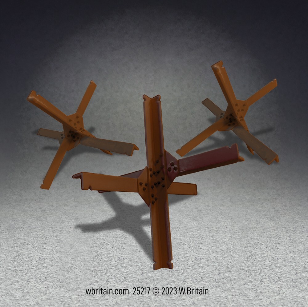 William Britain 25217 Hedgehog Anti-Tank Obstacle WWII