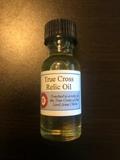 True Cross Relic Holy Oil (Touched to a piece of the True Cross of Our Lord)