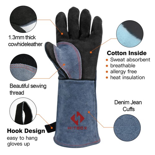 UK 3 IN1 MIG Welder Aluminium 220V DC Inverter IGBT Gas/Gasless MIG MMA & Gloves - Picture 10 of 10