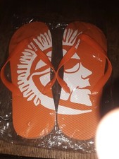 5--SHOCKTOP ORANGE FLIP FLOPS--ALL NEW IN ORIGINAL PACKAGING--SELLING AS A SET