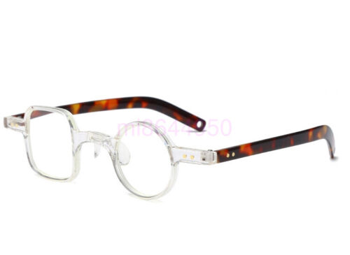 Unisex Vintage One Square One Round Glasses Frame Unique Eyewear Eyeglasses NEW - Picture 3 of 14