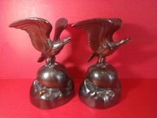 VINTAGE  FIGURAL CORNELL EAGLE PERCHING WORLD...