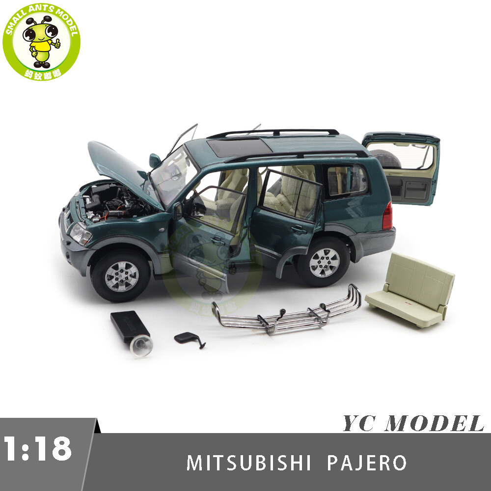 203-010 YC MODEL 1/18 三菱 パジェロ グリーン 1/18 Mitsubishi PAJERO V73 YC MODEL Green Diecast Model Toy