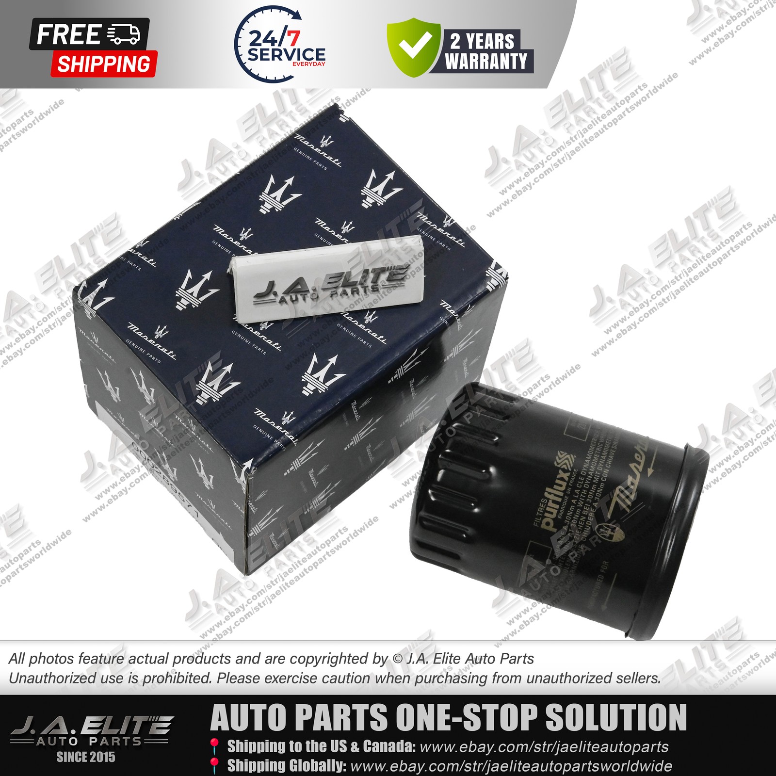 Maserati Quattroporte 2003-2012 Oil filter P/N 289571