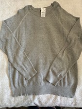 J. Crew Lightweight Gray Cotton Sweater, Men s Size XL, Style CD617, New