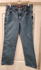 Wrangler 36MWZ Cowboy Cut Slim Fit Jeans 35x30 Medium Wash Western