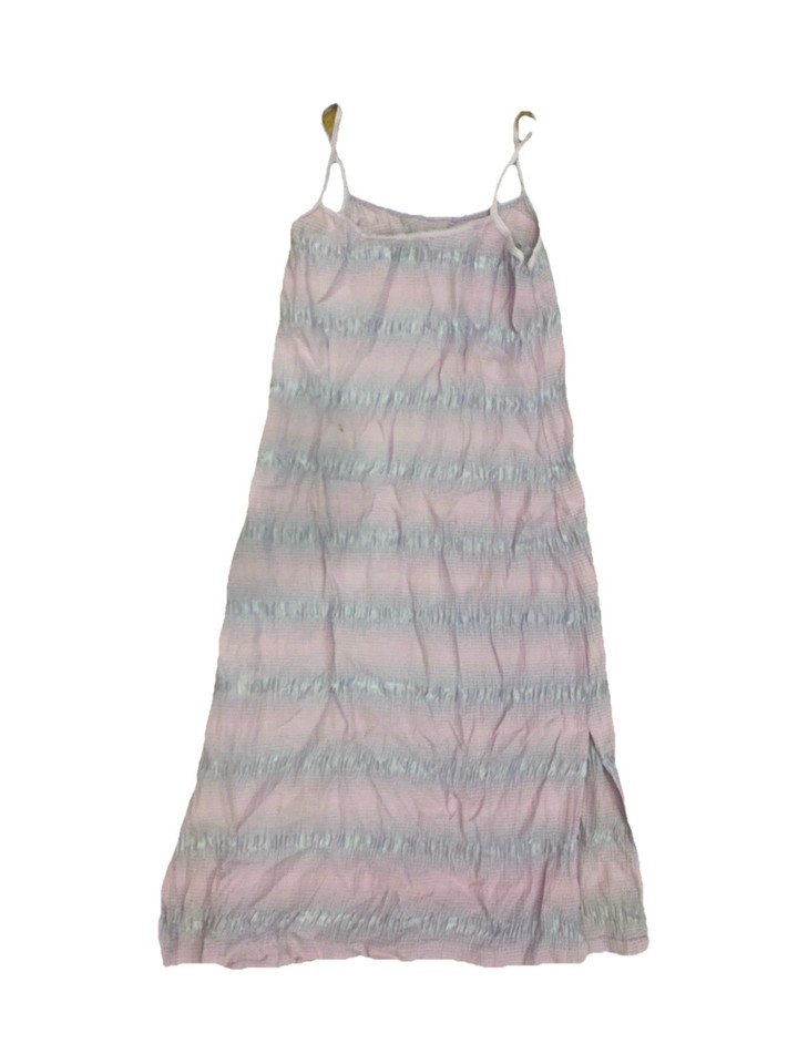 HANDSOM Pink & Purple Silk Mini Slip Dress Size 10 Rouched Designer Glam Summer