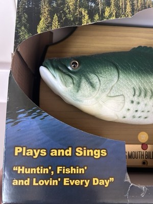 Big Mouth Billy Bass The Singing Sensation Singing Fish for sale