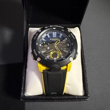 Casio G-Shock Analog-Digital Watch Yellow Black Battery Dead Men's 39mm Quartz