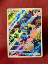 Pokémon Riolu TCG Scarlet & Violet Base Set Holo Card 215/198 Illustration Rare on eBay