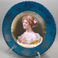 Victoria Austria Neoclassical Cabinet Plate with Classical Maidens Scene — listing 4