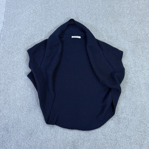 George Damen Cardigan Bolero Shrug blau marine 14 ärmellos Stretch Freizeit Strick - Bild 1 von 11