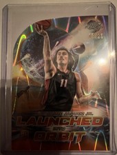 2023-24 Topps Cosmic Chrome Jaime Jaquez Jr. Orange Galactic RC /25 #LIO-6