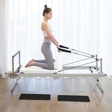 Foldable Pilates Reformer Metal Home Pilates Equipment Studio Gym