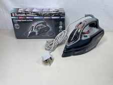 Russell Hobbs Powersteam Ultra 3100 W Vertical Steam Iron 20630 - Black and Grey