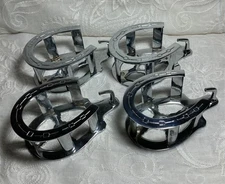 Horseshoe Bridle Bracket - Chrome Over Solid Brass - 4