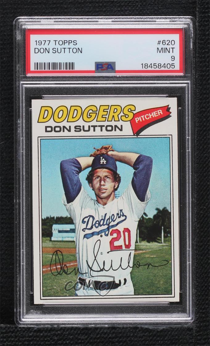 1977 Topps Don Sutton #620 PSA 9 MINT HOF