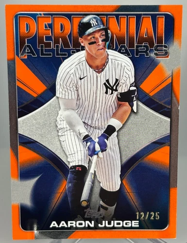Aaron Judge 2026 Topps Celebration Perennial All-Stars PAS-14 Yankees Orange /25