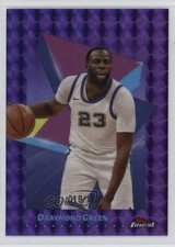 2024 Topps Finest Common Purple Geometric Refractor /100 Draymond Green #88 1q9u
