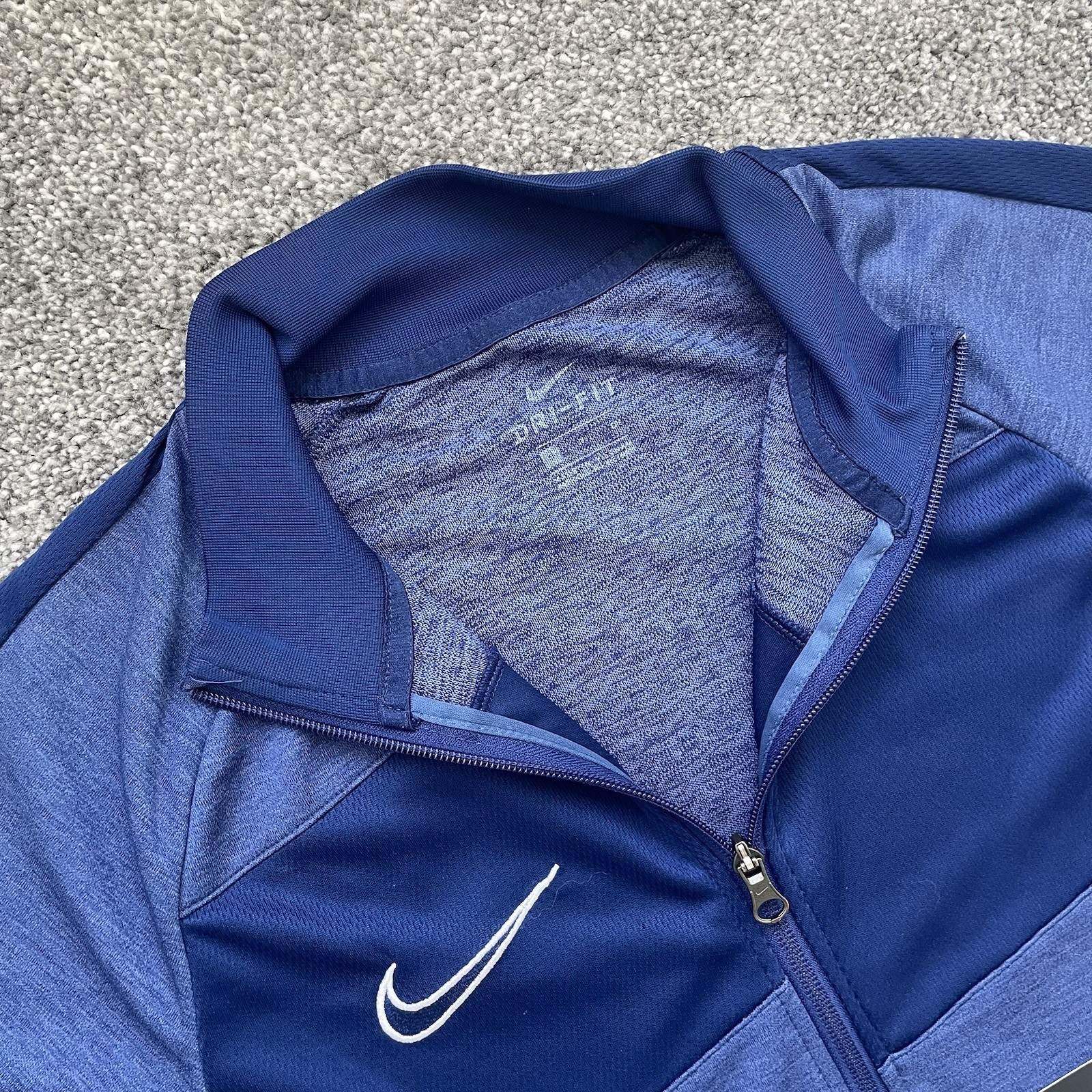 Nike Obsidian/Blue Mens Dri Fit Academy Full Zip Track Jacket | Small | RRP £40 image 5