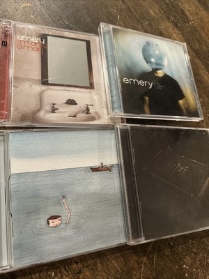 emery Lot 4CDs   TOOTH & NAIL + DVD Broken Hearts Prevail Only A Man Weaks End