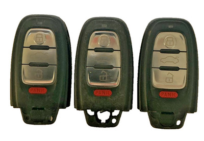 Lot 3 Audi OEM Keyless Entry Remote Key Fob IYZFBSB802 No Prox Chips