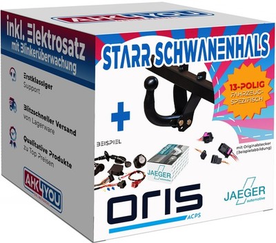 ORIS AHK für Ford Focus C-MAX 03-10 starr + 13-pol JAEGER ES SPEZ