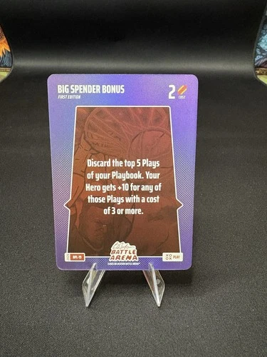 2026 Bo Jackson Battle Arena Bonus Play Big Spender Bonus #BPL-19 Foil Card