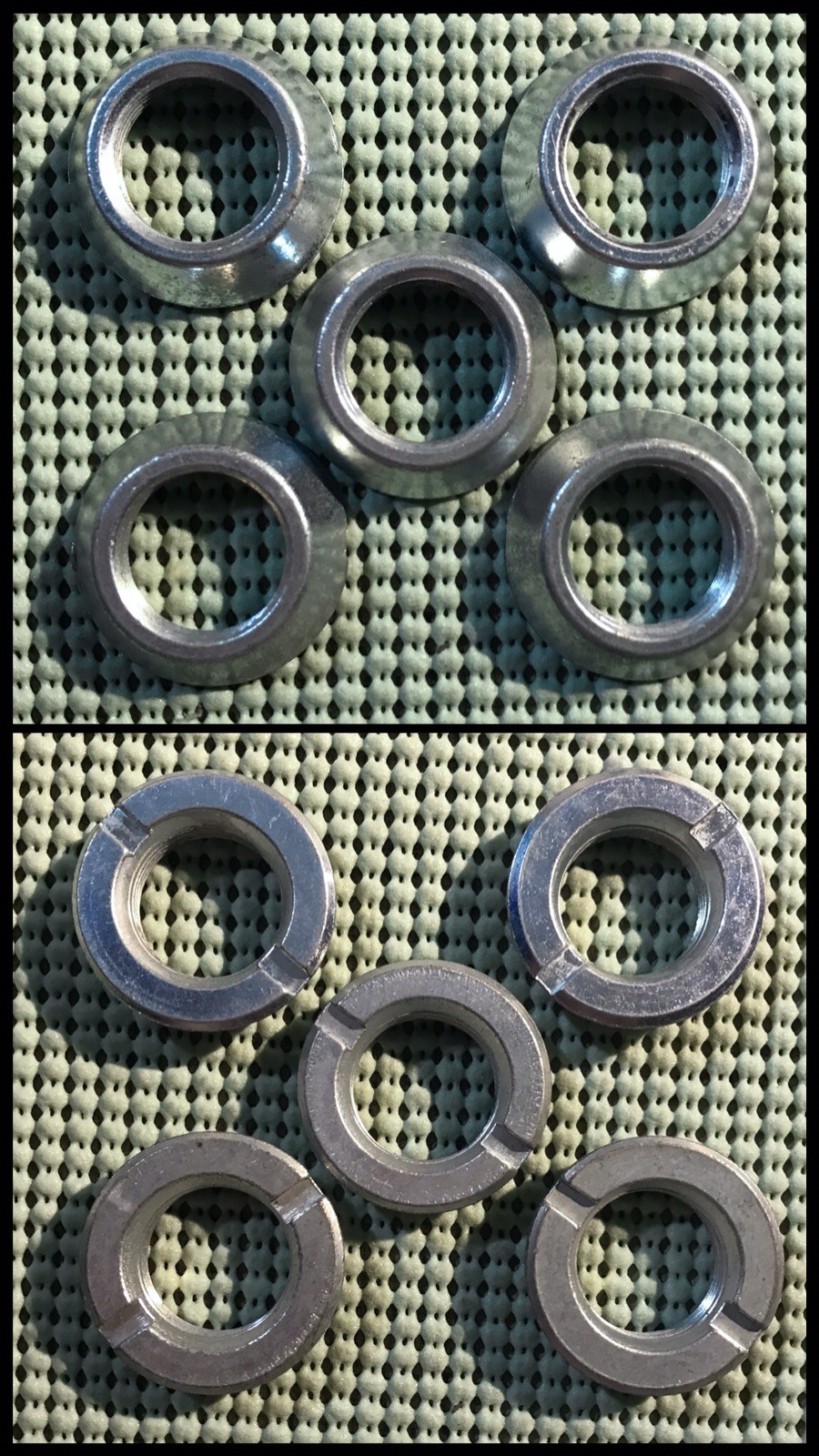 (8) Vintage 5 Pc Pieces Adjusting Cone Parts Lot for Old School Bicycles & Bikes (15.00 USD)