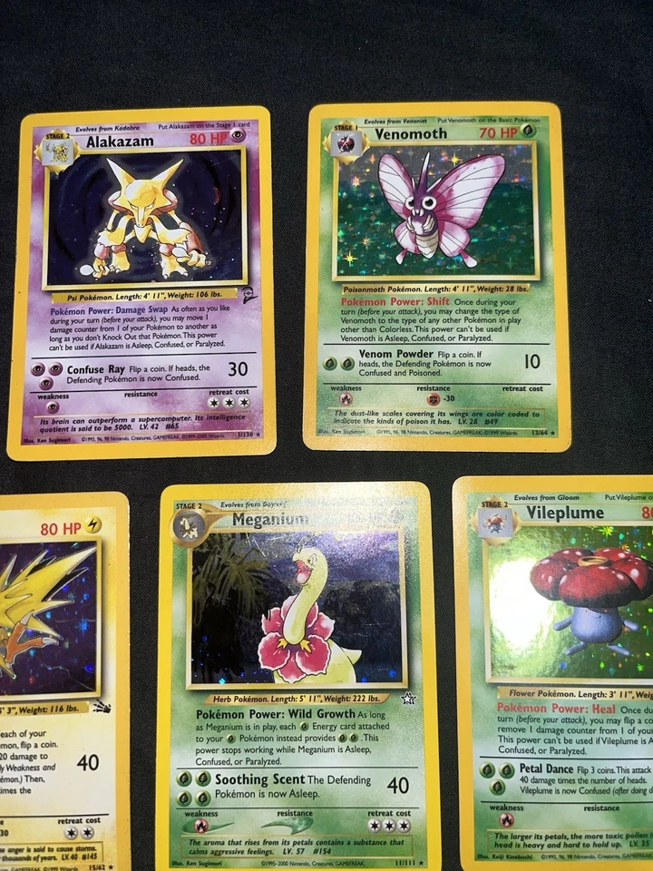 Pokemon Vintage Holo Lot Of 8 - Conditions Vary - See Photos & Read! - Image 4 of 4