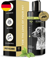 Peticare Anti-Parasiten Hunde-Shampoo Gegen Milben FlöHe Pilze