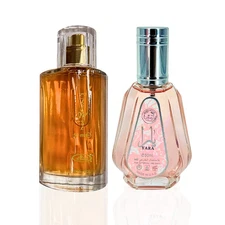 Choco Musk by Al Rehab & Yara by Ard Al Zaafaran - Eau de Parfum Sprays 50ml (1.