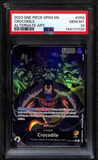 One Piece Crocodile Alternate Art OP04-058 PSA 10