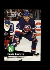 Craig Ludwig 1991-92 Pro Set Hockey #155 Minnesota North Stars