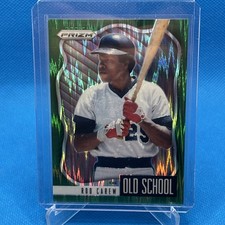 2021 Prizm Old School Rod Carew - Forrest Green Flash 5/5 !!!