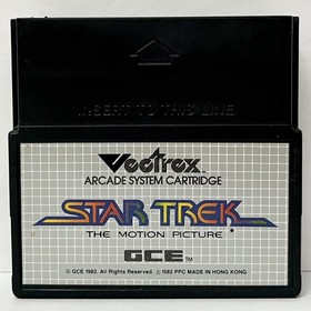 Vintage GCE Vectrex Star Trek CIB 1982 With Manual & Box/ OVERLAY TESTED