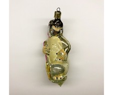 Vintage glass Christmas tree Ornament Mole - USSR soviet