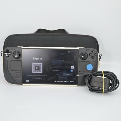 Valve Steam Deck OLED 512GB Gaming Console Anti Glare & Case & Charger BH: 100%