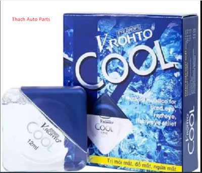 2x V.Rohto Cool Eye Drops 12ml Red Eye Relief Dry Eyes Itchy Eyes Cooling