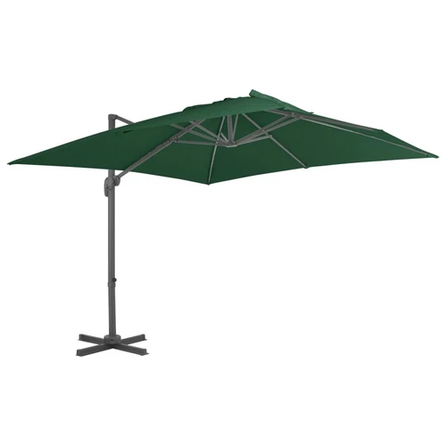 vidaXL Ampelschirm mit Aluminium-Mast 400x300 cm Terrakotta - Bild 7 von 23